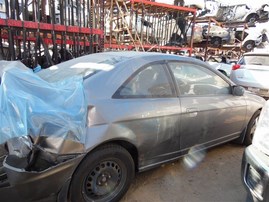 2005 Honda Civic EX Gray Coupe 1.7L Vtec AT #A22585